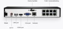 Reolink RLN8-410 8-kanalers videoopptaker med 2TB harddisk for overvåkningssystem
