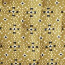 Madam Stoltz Printed cotton mattress Setepute 60x100 cm Sennepsgul