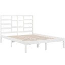 vidaXL Sengeramme hvit heltre160x200 cm