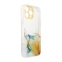 Hurtel Marmorveske for iPhone 12 Pro Gel Cover Orange Marble