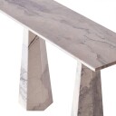 Dusty Deco Hexagon Konsollbord Albanian Grey Marmor