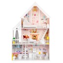Trehus for dukker 3 etasjer XXL Residens ECOTOYS