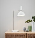 Larry Bordlampe Hvit/Stål