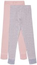 Luca &  Lola Toto Stillongs 2-pack Pink/Stripes 134-140