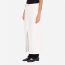 Holzweiler Denim Long Skirt Ecru