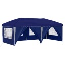 vidaXL Pop-up Festtelt 575 x 288 x 245 cm Blå