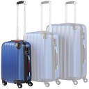 B2X Transportkoffert Hardkoffert blå 38 l ABS-plast 360 hjul