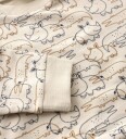 Minymo Collegegenser   White Swan m. Ville dyr   Minymo   2 år 92   Collegegenser Beige Hvit