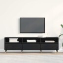  TV Møbel Sort Eik 150x30x44,5 cm Laget av konstruert tre