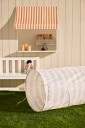 Kids Concept Stripete Leketunnel Grå