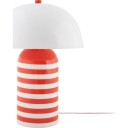 Leitmotiv Table Lamp Rayado Retro   Orange   H30CM
