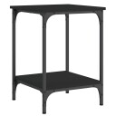 vidaXL Salongbord svart 40x40x55 cm konstruert tre