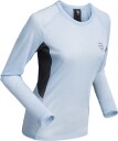 Dahlie Long Sleeve Tech Wool  W Dame Blå L | Langermet T skjorte
