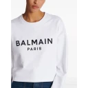 Balmain Dame Gensere & Hettegensere Hvit M,
