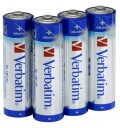 Verbatim Premium Alkaline AA-batterier 1,5V - 4-pakning