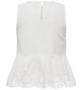 Kids Only Kogbondi Life S/L Emb Top Wvn White 158