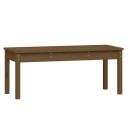 vidaXL Hagebenk honningbrun 109x44x45 cm heltre furu