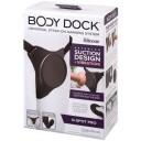 Body Dock G-Spot Pro Strap-on Sele med Vibrerende Plugg og Fjernkontroll - Svart