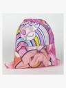 Peppa Gris Håndkle Treningsbag & Kaps Sett Rosa
