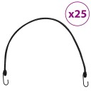  Strikksnorer med refleksstrimler og kroker 25 stk 88 cm