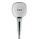 Hansgrohe Raindance Select E Dusjsett 65 cm, EcoSmart, 3jet, Hvit/Krom