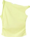 Mango Boat Neck T Shirt   Yellow   152