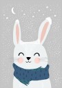 Winter Bunny Bliss Plakat / 100x150cm