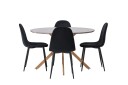 Venture Home Piazza Spisegruppe + 4 stoler Grå