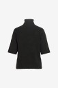 Vila   Genser Vilolo S/S Rollneck Knit Top/Ka   Svart