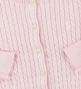 Ralph Lauren Kids Mini-Cable Cotton Cardigan Pink 132-140