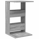 vidaXL Sidetabell Grå Sonoma 40 x 35 x 60,5 cm Konstruert tre