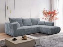 Puente 4 seters sofa med divan   blå