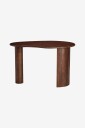 Ellos Home   Skrivebord + Sidebord Zacco   Brun