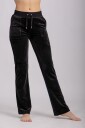 Juicy Couture Del Ray Velour Pant - Black