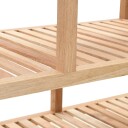 vidaXL Baderomshylle heltre valnøtt 100x40x65 cm 8718475715092
