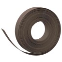 vidaXL Hagegaffler 25 m 10 cm PE Brun