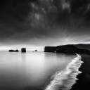 Lapping at the Shore of a Solitary Ocean Poster Plakat / 30x30cm