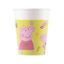 Peppa Gris Pappkopper 2 dl - 8 stk