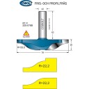 Cobolt 325-078B Frisfres R=22,2 D=78 L=16 S=12 Maskintilbehør & forbruk