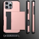 iPhone 16 Pro Hybrid-deksel med Skyvekortspor Svart