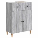  Serviesskap Grå sonoma 66 x 34,5 x 90 cm Konstruert tre
