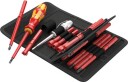 Wera Kraftform Kompakt VDE 18 Universal 1 - Screwdriver handle with bit and adapter set - 18 deler - inn bærepung