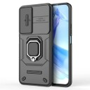 INCOVER Honor 90 Lite Håndverker Deksel med Magnetisk Kickstand Og Cam Slider - Svart