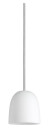 Piet Hein Super 90 Taklampe Opal med Hvit Ledning