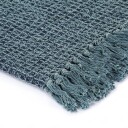 vidaXL Pledd bomull 220x250 cm indigoblå