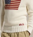 Ralph Lauren Kids The Iconic Flag Sweater Cream 150 161