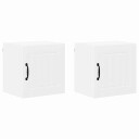  Kjøkkenskap 2 pcs Hvit 40 x 31 x 40 cm Konstruert tre