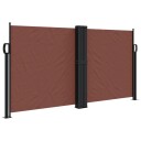  Uttrekkbar sidemarkise brun 120x1200 cm 4004794