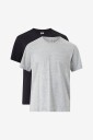 Champion T skjorte Crew neck 2 pakning Grå