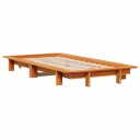  Sengeramme uten madrass voksbrun 100x200 cm heltre furu 8721102851421
